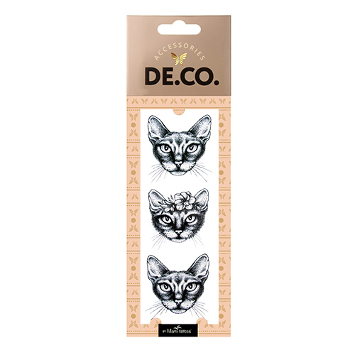 

Татуировка для тела DECO. REAL TATTOO by Miami tattoos переводная Cattish