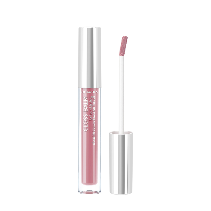 RELOUIS Блеск-бальзам для губ RELOUIS GLOSS-BALM с маслом ши тон 03 italian rose