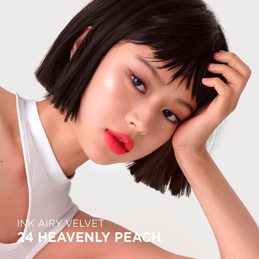 Помада для губ `PERIPERA` INK AIRY VELVET жидкая тон 24 heavenly peach