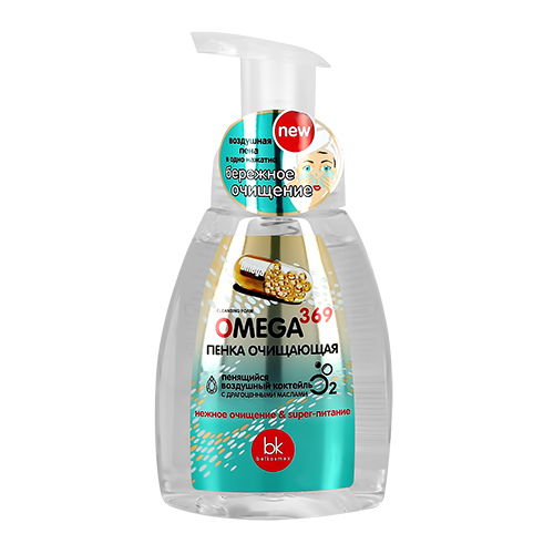 Пенка для лица BELKOSMEX OMEGA 369 очищающая 260 мл - фото 1