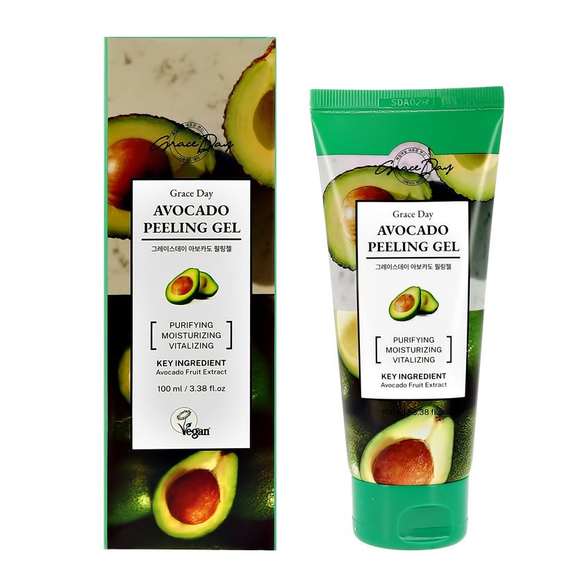 Гель-скатка для лица `GRACE DAY` с экстрактом авокадо (восстанавливающий) 100 мл