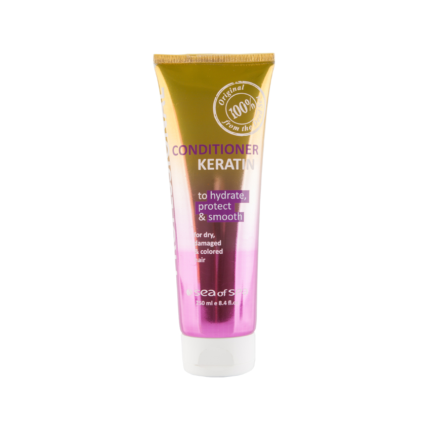 Кондиционер для волос SEA OF SPA PROFESSIONAL с кератином для сухих, поврежденных и окрашенных волос 250 мл