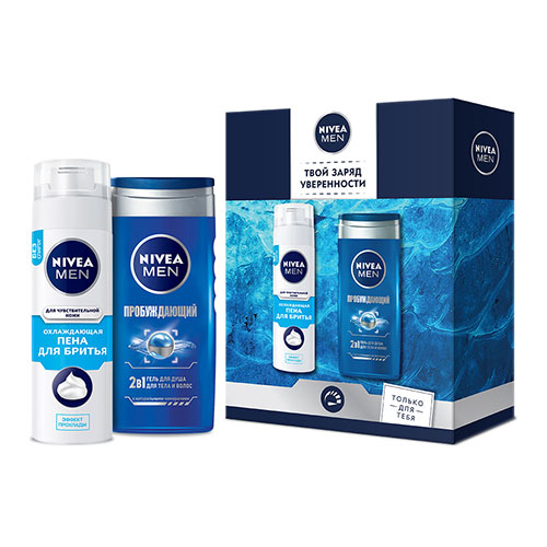 Nivea гель для душа и для бритья