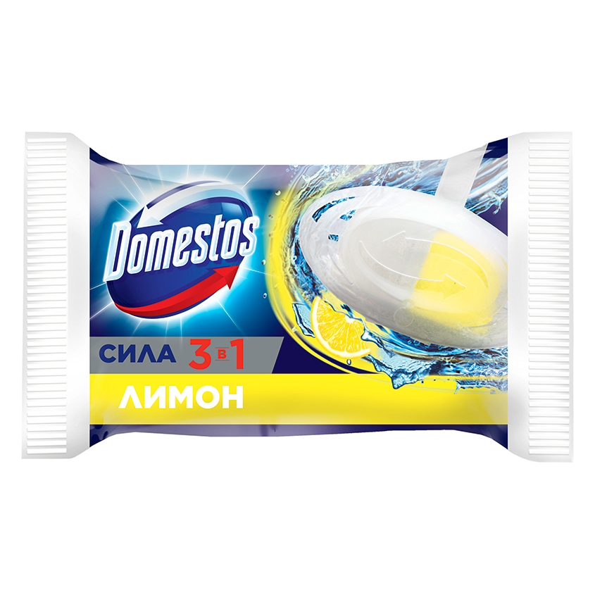 DOMESTOS Запасной блок к подвеске для унитаза DOMESTOS Лимон 40 гр подвеска для унитаза domestos сила 3в1 атлантик сменный блок 40г