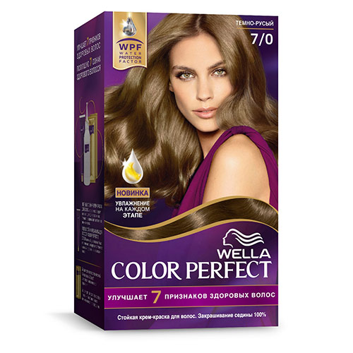 

Крем-краска для волос WELLA COLOR PERFECT тон 7/0 Темно-русый
