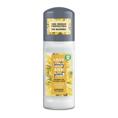 

Део-ролл жен. LOVE BEAUTY AND PLANET COCONUT OIL & YLANG YLANG Кокосовое масло и цветы иланг-иланг 50 мл