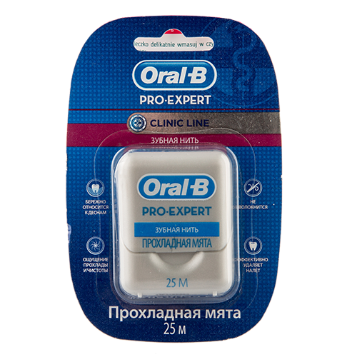 

Нить зубная ORAL-B PRO-EXPERT Прохладная мята 25 м