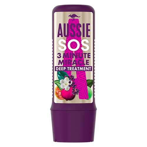 Средство интенсивного ухода для волос AUSSIE SOS с австралийскими супер фруктами 225 мл