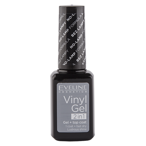 

Лак для ногтей EVELINE VINYL GEL 2 IN 1 тон 201 без использования лампы 12 мл