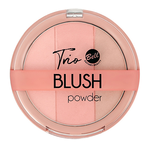 Румяна для лица BELL TRIO BLUSH POWDER тон 01