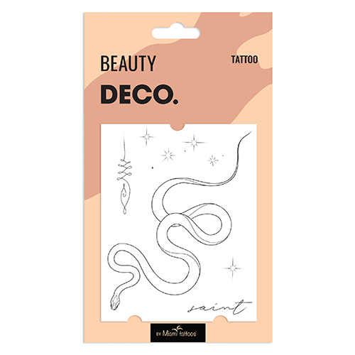 

Татуировка для тела DECO. REAL TATTOO by Miami tattoos переводная Saint