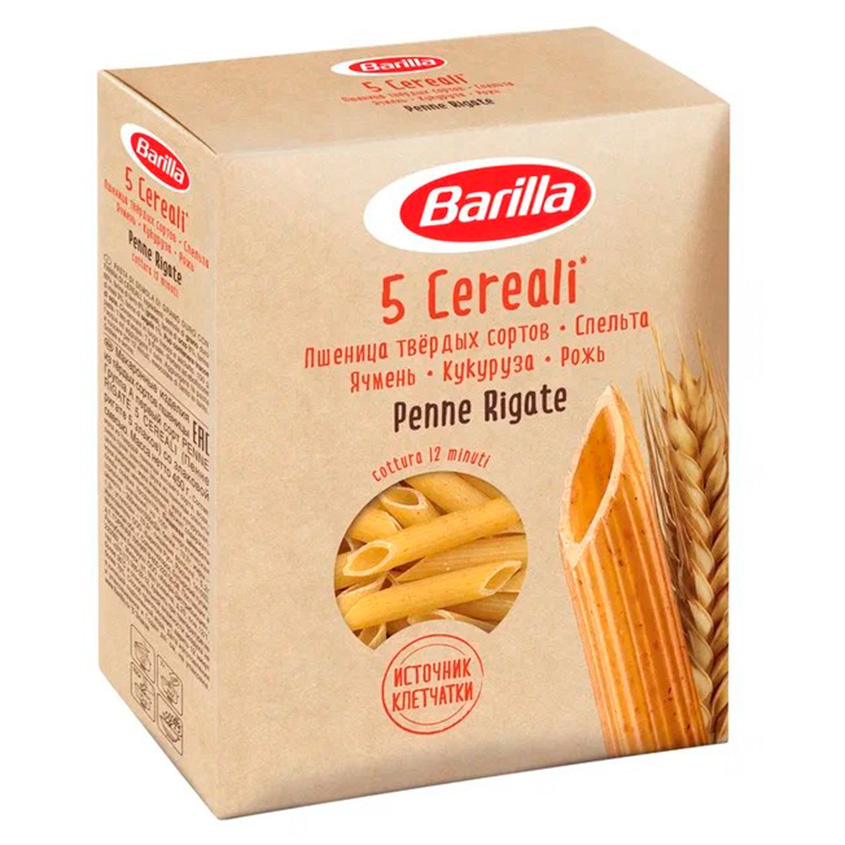 

Макаронные изделия BARILLA Пенне Ригате 5 злаков 450 г