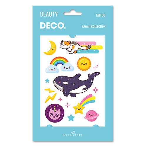 

Татуировка для тела DECO. KAWAII COLLECTION by Miami tattoos переводная Rainbow