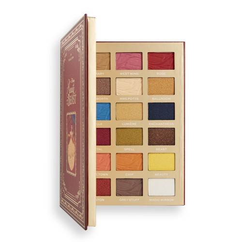 

Палетка для макияжа I HEART REVOLUTION DISNEY тени для век, румяна, хайлайтер storybook shadow palette Belle