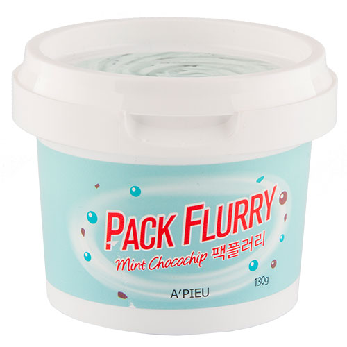 Маска-скраб для лица `A`PIEU` `PACK FLURRY` MINT CHOCOCHIP  130 г Apieu