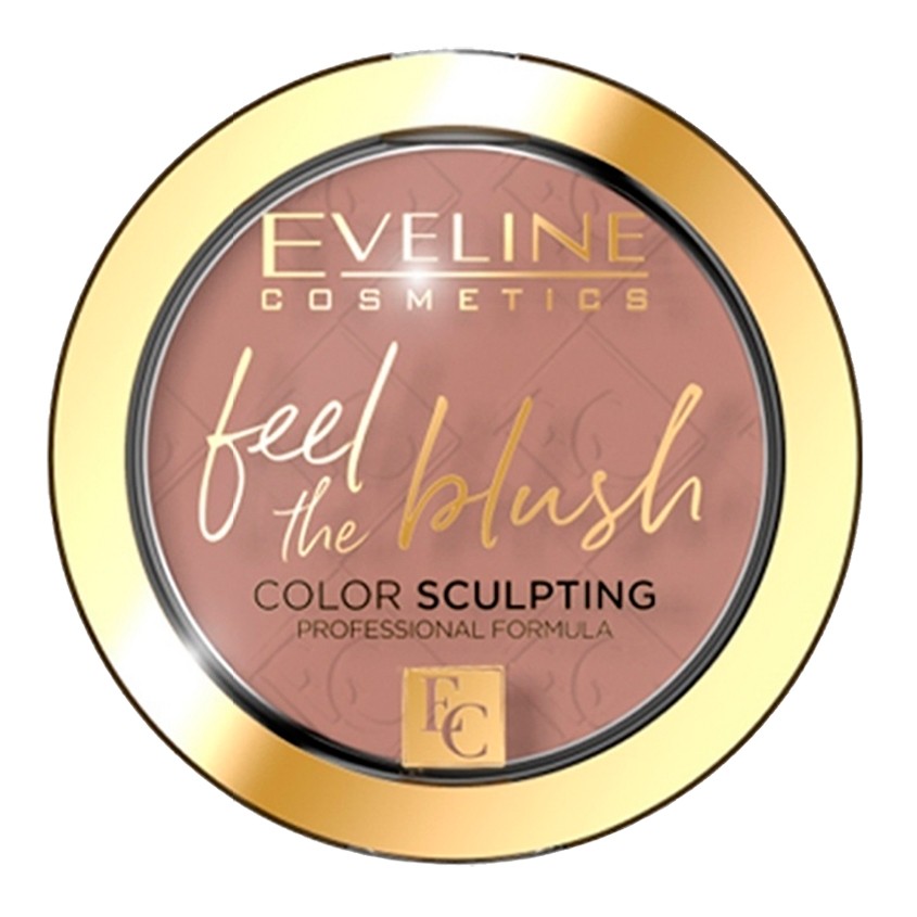 Румяна для лица EVELINE FEEL THE BLUSH тон 05 taupe eveline cosmetics румяна feel the blush 04 tea rose