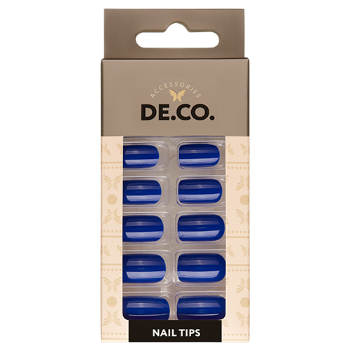 

Набор накладных ногтей DE.CO. ESSENTIAL blue sapphire 24 шт + клеевые стикеры 24 шт