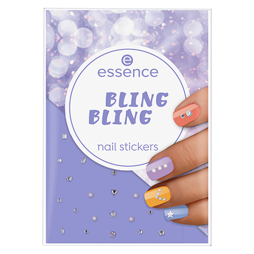 ESSENCE Наклейки для ногтей ESSENCE BLING BLING стразы и жемчужины