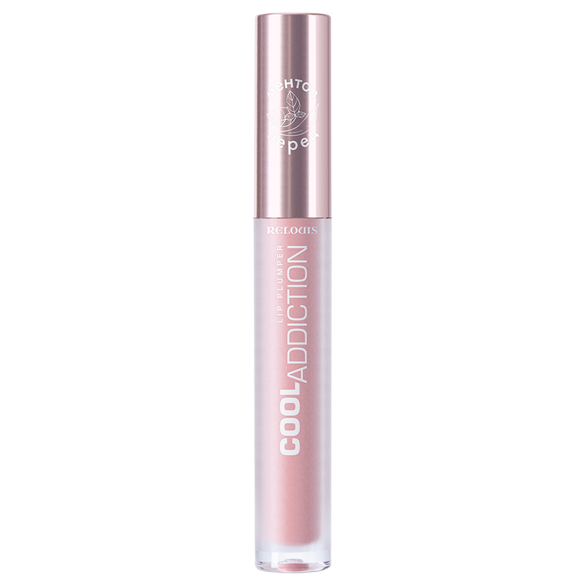 цена Блеск для губ RELOUIS COOL ADDICTION LIP PLUMPER плампер тон 03 холодный розовый