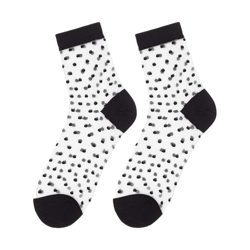 

Носки капроновые SOCKS с черным вставками