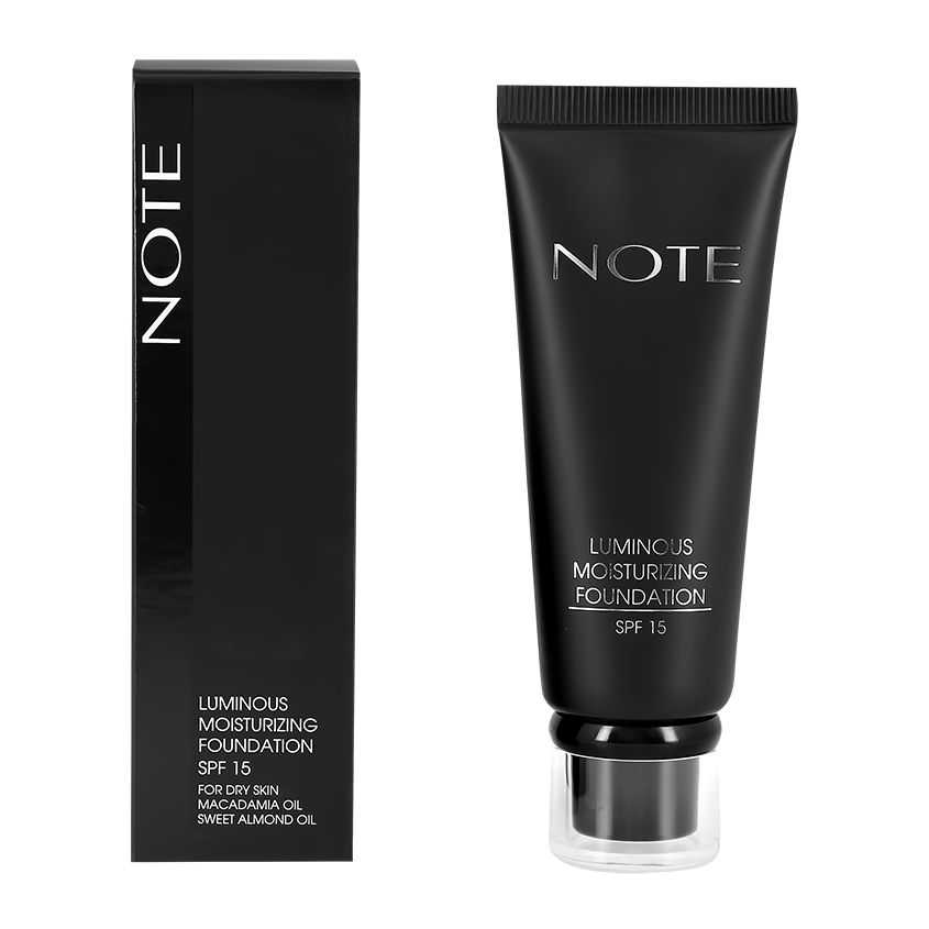 

Основа тональная для лица NOTE LUMINOUS MOISTURIZING FOUNDATION увлажняющая с эффектом сияния тон 103