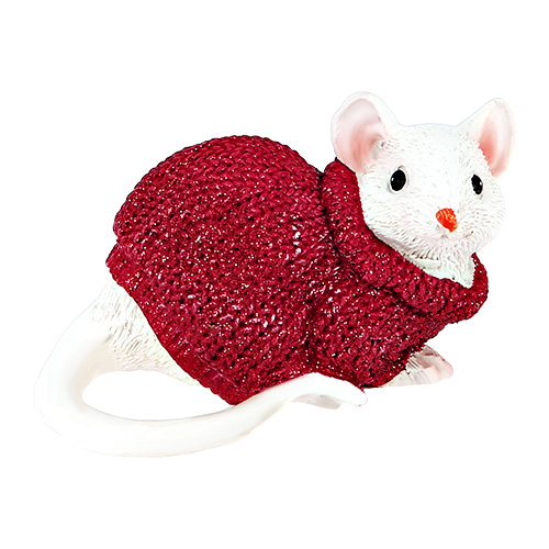 Фигурка декоративная ARTS Крыса в красном свитере