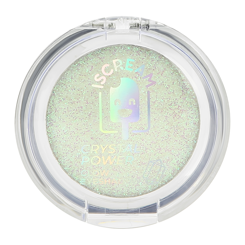 

Тени для век ISCREAM CRYSTAL POWER с эффектом сияния тон 01 pearl