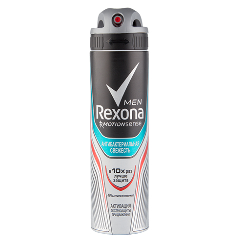 

Део-спрей муж. REXONA MEN АНТИБАКТЕРИАЛЬНАЯ СВЕЖЕСТЬ антиперспирант 150 мл