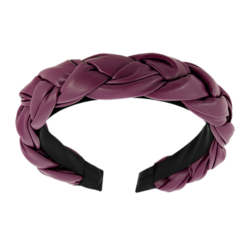 

Ободок LADY PINK LEATHER wide