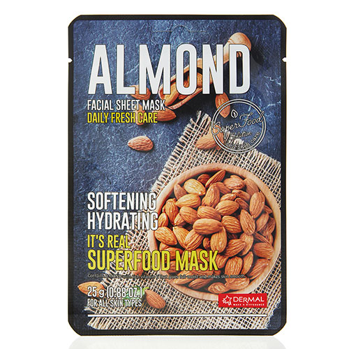 

Маска для лица DERMAL SUPERFOOD с экстрактом миндаля 25 г