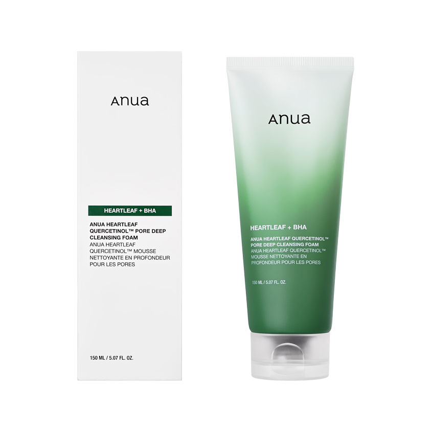 Пенка для умывания `ANUA` HEARTLEAF глубокоочищающая с экстрактом хауттюйни 150 мл