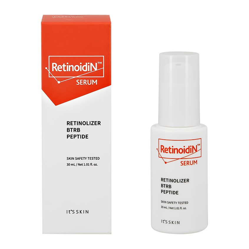 Сыворотка для лица ITS SKIN RETINOIDIN ночная с ретинолом и пептидами anti-age 30 мл сыворотка для лица it s skin retinoidin ночная с ретинолом и пептидами anti age 30 мл