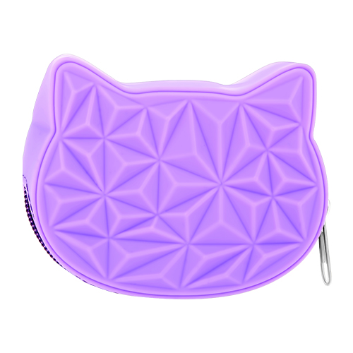 

Кошелек LADY PINK силиконовый Фиолетовая кошка