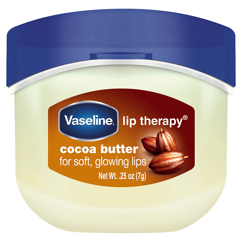 Бальзам для губ `VASELINE` LIP THERAPY с маслом какао (в баночке) 7 г