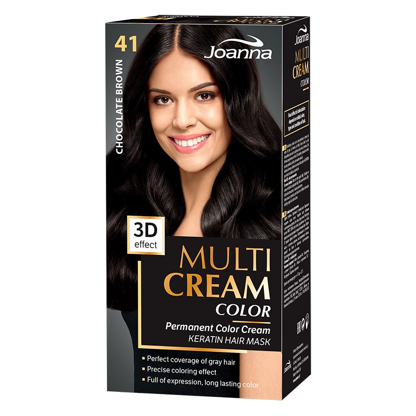 Краска для волос JOANNA MULTI CREAM 3D Шоколадный тон 41