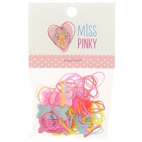 

Набор MISS PINKY резинка 50 шт, краб 6 шт