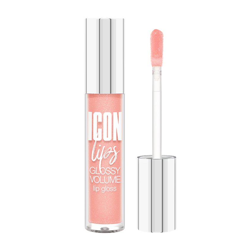 LUXVISAGE Блеск для губ LUXVISAGE ICON LIPS с эффектом объема и сияния тон 502 creamy peach