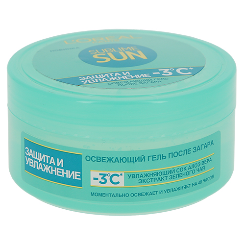 

Гель после загара LOREAL SUBLIME SUN ЗАЩИТА И УВЛАЖНЕНИЕ освежающий 150 мл