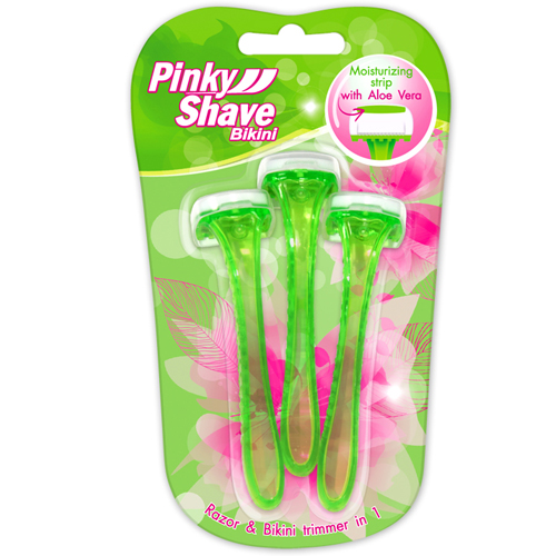 Станок-триммер для зоны бикини PINKY SHAVE 3 шт