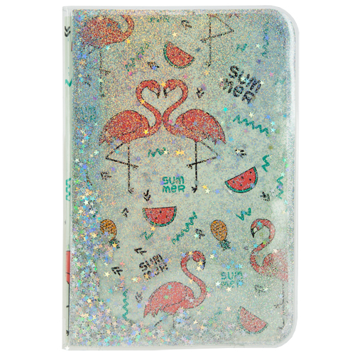 Блокнот FUN GLITTER Flamingo 10x15 см