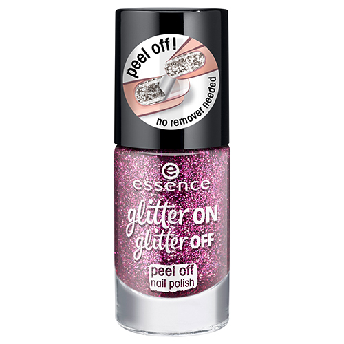 Лак для ногтей `ESSENCE` GLITTER ON GLITTER OFF тон 03 8 мл
