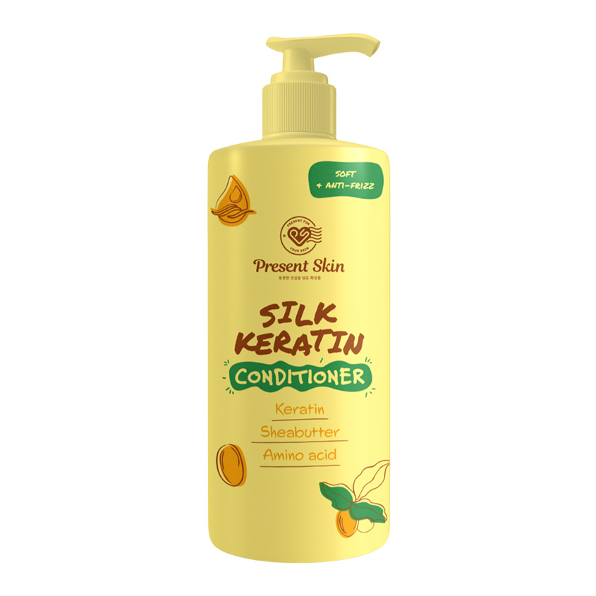 

Кондиционер для волос PRESENT SKIN с кератином разглаживающий 500 мл