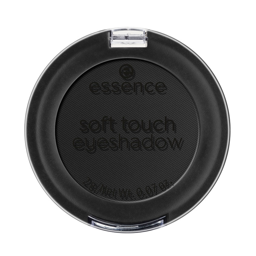 Тени для век ESSENCE SOFT TOUCH EYESHADOW тон 06 pitch black