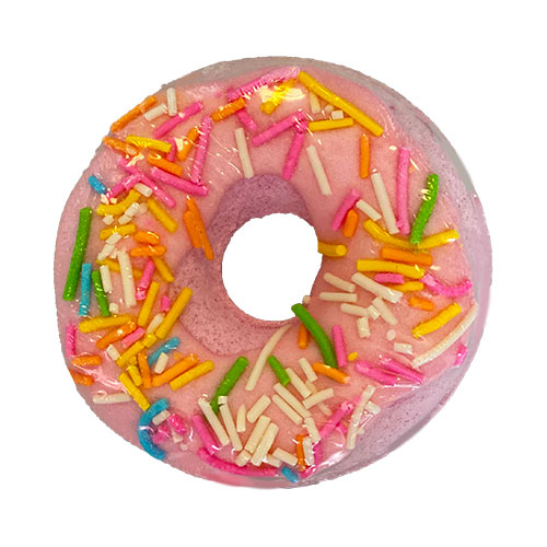 Бомбочка для ванны LP CARE Пончик розовый 100 г
