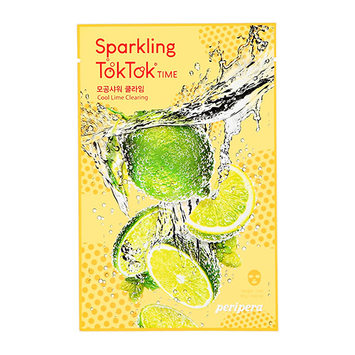 

Маска для лица PERIPERA SPARKLING TOKTOK TIME с экстрактом лайма очищающая 18 г