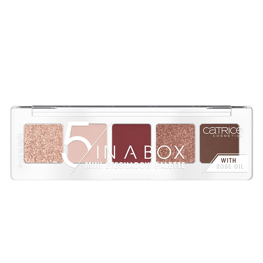 Палетка теней для век CATRICE 5 IN A BOX тон 060 vivid burgundy look