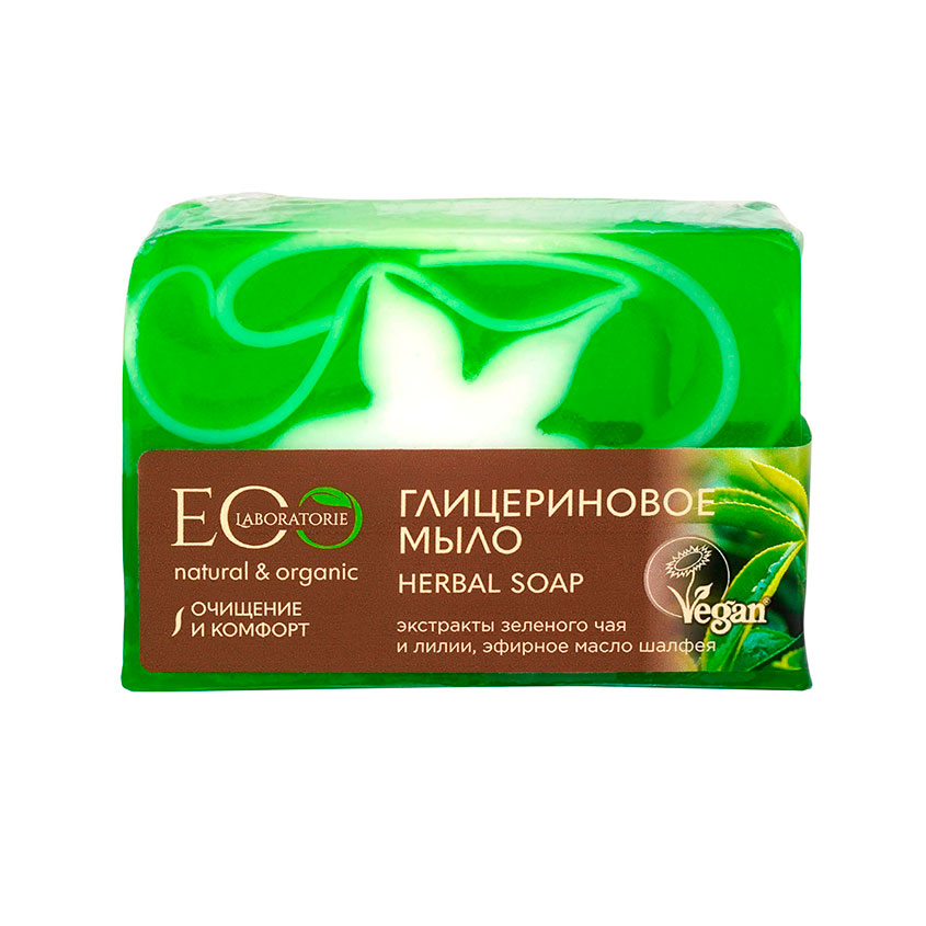 Мыло глицериновое EO LABORATORIE Herbar Soap 130 г глицериновое мыло зелёный чай 100 г