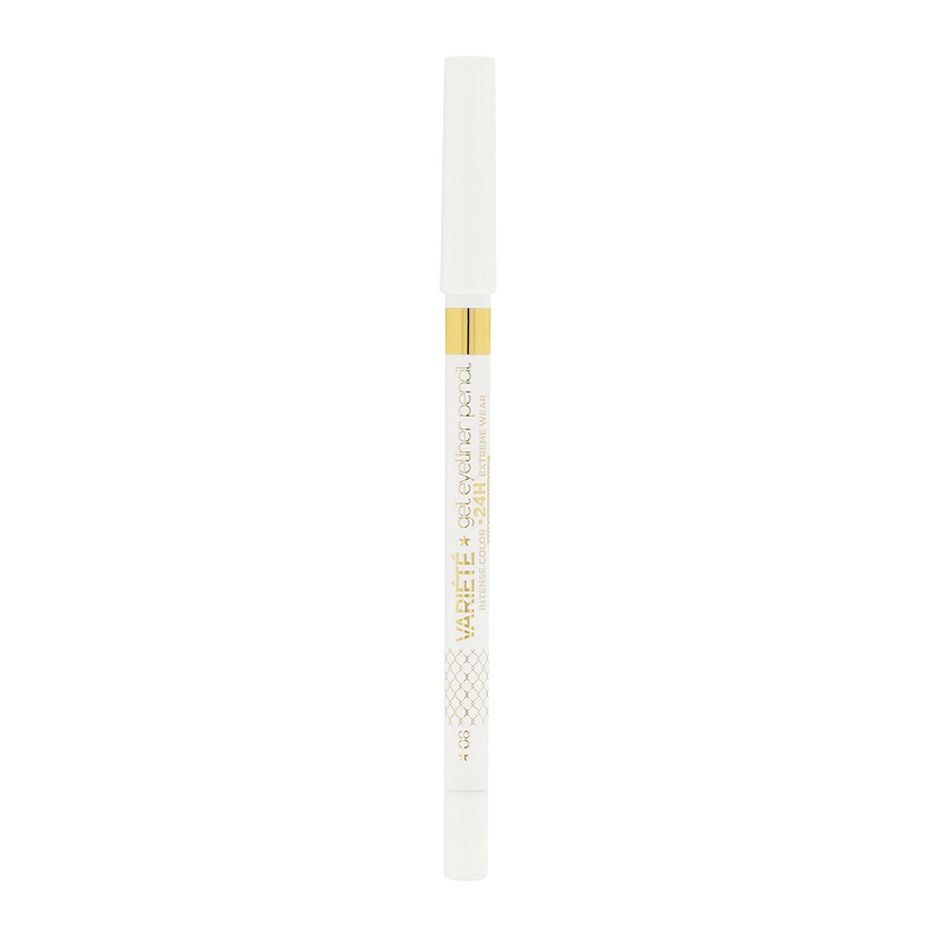 Карандаш для глаз EVELINE VARIETE GEL EYE LINER тон 08 white карандаш для глаз eveline variete gel eye liner gel waterproof 8 гр