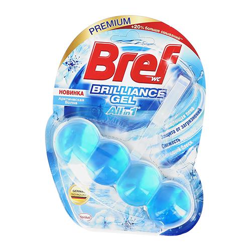 

Подвеска для унитаза BREF BRILLIANCE GEL Арктическая Волна 42 г