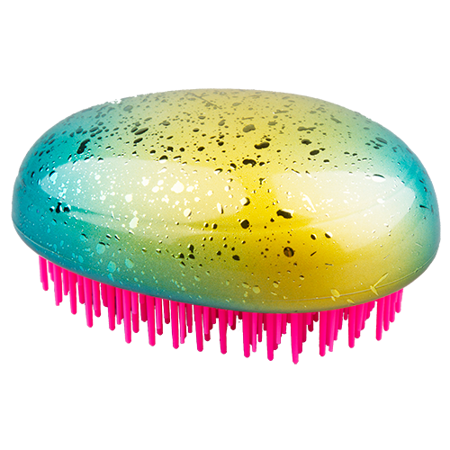 

Щетка для волос LADY PINK DETANGLING BRUSH распутывающая ombre yellow-green